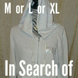 ISO Victoria's Secret PINK sweater sequins bling